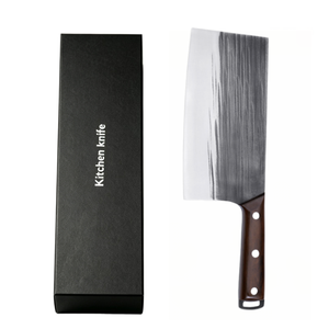 Couteau de boucher Guangdong forgé à la main, 8 pouces, lame en acier inoxydable 4Cr14Mov, ultra-affûté, couteau de chef chinois pour la maison et la restauration - Product Image 2