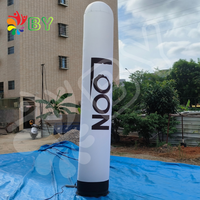 Colonne d'éclairage LED gonflable Tube gonflable géant pour fête
