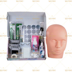 Kit d'extension de cils en soie pour femmes, accessoire de maquillage, avec Logo, idéal pour l'école de beauté - Product Image 2