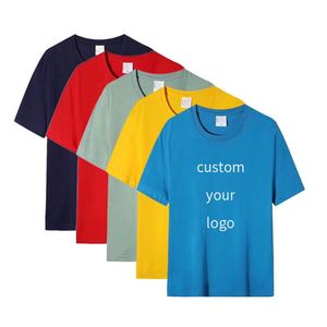 เสื้อยืดโอเวอร์ไซส์ผ้าคอตตอนคุณภาพสูง 100% พิมพ์โลโก้ตามสั่งสำหรับฤดูร้อน เสื้อเปล่าพรีเมียมสำหรับผู้ชาย น้ำหนัก 200 กรัม สีดำ - Product Image 1