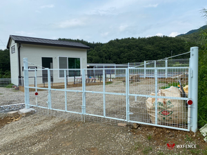 גדר ברזל מגולוונת לבנה לגינה פרטית - Product Image 3