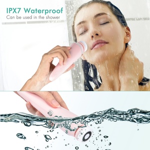 Cepillo Limpiador Facial de Silicona Impermeable, Exfoliante, Kit de Spa, Cepillo para Limpieza Facial con Base - Product Image 5