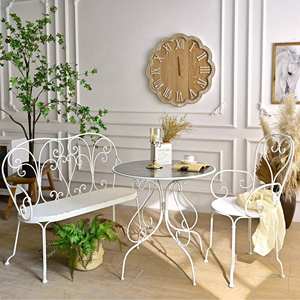 Sillón Reclinable de Metal Blanco de Estilo Nórdico para Sala de Estar INNOVA, Ecológico y Duradero - Product Image 6