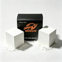 Bloc de magnésie pour gym, marque privée, logo personnalisé, OEM ODM, carbonate de magnésium pour les magasins d'escalade, boîte personnalisée, vente en gros