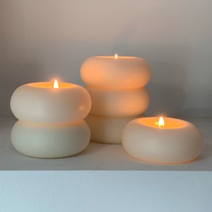 Scented <b>Candle</b> Circle Soy Wax Manual Artistic Home Decor <b>Small</b> Decor Item - Product Image 3