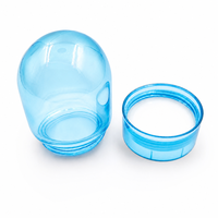 Pot en verre UV personnalisé de 100 ml, de qualité supérieure, avec couvercle de couleur personnalisé, pour l'emballage de bonbons, de sucettes et de gommes.