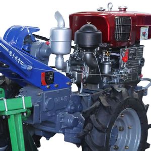 Condensing Agricultural <b>Machinery</b> <b>Walking</b> Tractor 2WD Hand-Guided Disc Plow 12HP Engine Gear Core Components High Productivity - Product Image 3