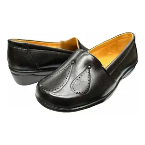 Mocasines de Cuero Genuino para Mujer Angelina, Estilo Otoñal, Punta Redonda, Cómodos, Cerrados - Product Image 1