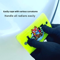 Qili Double-Tranchant Voiture Vêtements Grattoir Fenêtre TPU Film Transparent Lame D'essuie-Glace Outil