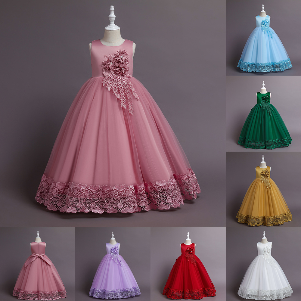 Buy In Bulk 10 Year Old Birthday Dresses Spaghetti Strap & Milk Silk  Material | Alibaba.com