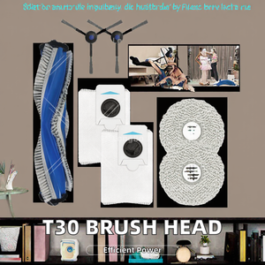 ECOVACS <span class=keywords><strong>DEEBOT</strong></span> T30 PRO OMNI/T30 OMNI Robot Aspirateur Compatible Rouleau Brosse Principale Nylon Caoutchouc Poils Électrique - Product Image 2