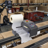 Fabricant d'oreiller d'air portable Speed16m/min 0-100 Machine d'emballage à bulles réglable avec Machine à coussin d'air gonflable 220V LA300
