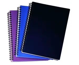 Cuaderno personalizado con tapa dura grande, libreta con espiral de 8,5 hojas, suministros de oficina, diario de escritura, 150x11