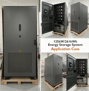 261kWh 250kW LiFePO4 Lithium Ion Battery Pack <b>Energy</b> <b>Storage</b> <b>System</b> 8000 Cycle Life Cooling for Commercial Solar <b>Systems</b> - Product Image 3