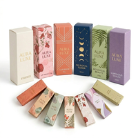 Boîte d'emballage cosmétique en carton blanc avec logo personnalisé, pliable, petite boîte cadeau pour présentation en magasin