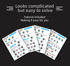 Qiyiギアキューブ3x3x3 <span class=keywords><strong>3</strong></span> 3x3ピラミッドシリンダー球体スピード教育おもちゃ子供のためのギフト - Product Image 6