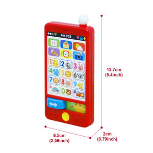 Juguete Educativo para Niños, Teléfono <span class=keywords><strong>de</strong></span> Aprendizaje con Luz LED, Logotipo <span class=keywords><strong>de</strong></span> Marca Personalizable - Product Image 4