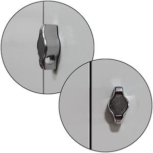 2 Doors Staff Work Clothes <b>Wardrobe</b> Durable Steel <b>Locker</b> Cheap Key Storage Metal <b>Wardrobe</b> High Quality - Product Image 5