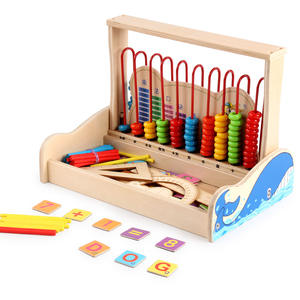 Abacus en bois de haute qualité Bear-Sd, cadre de calcul créatif, aides pédagogiques d'arithmétique pour l'école primaire, jouets éducatifs pour bébés - Product Image 4