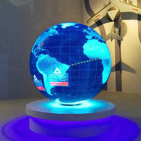 Écran LED sphérique intérieur P2 P2.5 P3 1x1m, affichage flexible à 360 degrés, mur vidéo rond, écran LED circulaire pour la publicité