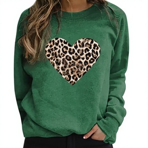 Sudadera con capucha de cuello redondo, antiencogimiento, lavada para verano, informal, deportiva, para mujer, con aplique frontal, bordado, logotipo personalizado - Product Image 3