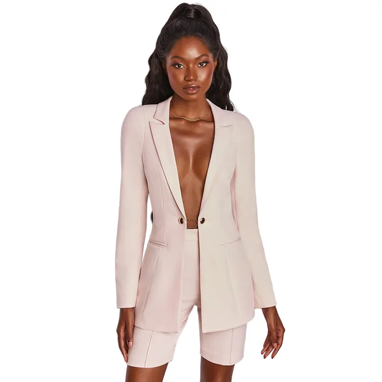 Outfits new fashion Blazer And Pants Suit Casual Ladies Blazers Sexy women 2 Piece Suits Set