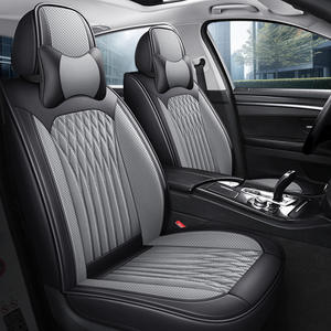 Coussin de siège de voiture universel Four Seasons à couverture complète Nouvelle housse de siège spéciale intérieure en cuir Nappa respirant - Product Image 1