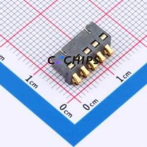 GT-BTP25005-0550A-010A Blade/Spring Contact Battery Connector SMD,P=2.5mm Connector Spring Contact Type 2.5mm 5P Vertical Mount - Product Image 1