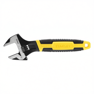 Stanley Adjustable Wrench 10 In <b>Control</b> <b>Grip</b> Handle For Plumbing And Mechanical Use - Product Image 2