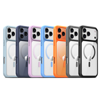 Coque de téléphone magnétique transparente personnalisée, durable et antichoc pour iPhone 17 Pro Max 16 15 14 13 12 Plus Pro