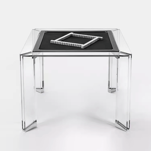 <span class=keywords><strong>Table</strong></span> de Mahjong en acrylique transparent de luxe, style minimaliste italien, <span class=keywords><strong>table</strong></span> de jeu carrée, <span class=keywords><strong>table</strong></span> de backgammon, <span class=keywords><strong>table</strong></span> <span class=keywords><strong>multi</strong></span>-<span class=keywords><strong>jeux</strong></span> - Product Image 1