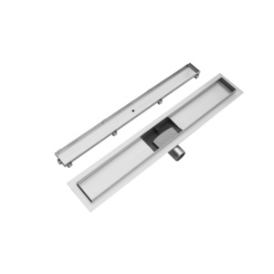 Desagüe <span class=keywords><strong>lineal</strong></span> <span class=keywords><strong>de</strong></span> acero inoxidable moderno para baño, con salida lateral para azulejos, 700 mm, CE ISO 9001 - Product Image 2
