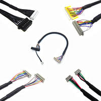 Câble LVDS personnalisé 20p 30p 40p avec faisceau de câbles et isolation PTFE/PVC pour interface de caméra de recul électronique Audi
