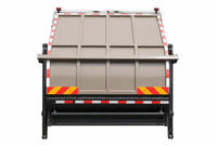 Camion compacteur à ordures diesel 20-22cbm avec grande capacité, norme d'émission Euro 6, transmission 6x4 pour la gestion des déchets urbains