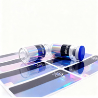 Étiquettes holographiques personnalisées pour flacons de 10 ml, étiquettes pour flacons de 3 ml, autocollants holographiques pour peptides, impression de logo personnalisée, imperméables