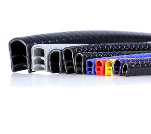 U hình dạng con dấu cao su <span class=keywords><strong>TRIM</strong></span> cửa xe con dấu cao su thời tiết dải thay thế linh hoạt nhựa cửa sổ cạnh con Dấu Nhà Máy bán hàng trực tiếp - Product Image 2