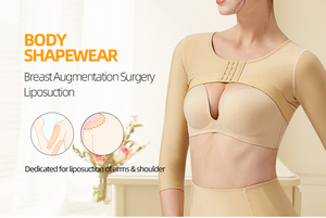 Mujeres Post Op Cirugía Espalda Delgada Liposucción Compresión Prenda Top Adelgazante Moldeador de brazo superior para mujeres - Product Image 2