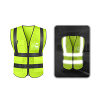 Échantillon gratuit réponse 1 min vente annuelle 8 millions 26 ans usine qualité équipe CE ANSI EN20471 CLASS2 gilet de vêtements de sécurité réfléchissant