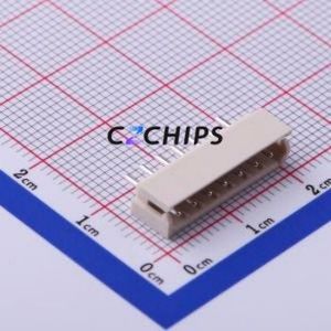 22035075 Wire-to-Board Pin Header Through hole Component (THT),P=2.5mm Connector 1x7P 2.5mm Through Hole Mini-SPOX (5264) - Product Image 1