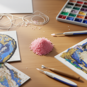 ILAN Diamante 5D 2.7mm Rosa 2200pz per Pittura Diamante - Product Image 3