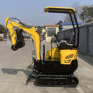 Mini-excavatrice de 1 tonne avec chenilles et petite benne pour le terrassement et l'aménagement paysager 1. - Product Image 1