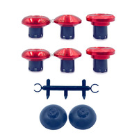 Bâtons en POM pour manettes DualSense Edge – Kit de capuchons de joysticks 6 couleurs avec emballage de protection