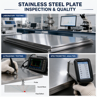 Plaque en acier inoxydable 304 316 de 10 mm à 100 mm d'épaisseur pour cuve sous pression et chaudière