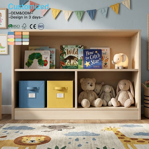 EDULAND OEM ODM Étagère à livres en bois écologique Montessori pour l'école, le jardin d'enfants, la maternelle, le mobilier de rangement pour les garderies - Product Image 5