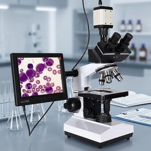 Cámara HD WiFi Microscopio biológico de enfoque ajustable para laboratorio de imágenes en tiempo real Educación e investigación Conectividad inalámbrica - Product Image 1