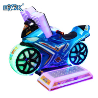 Machine de jeu d'arcade 3D de simulation de moto à monnayeur pour enfants