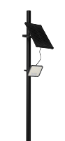 Projecteur LED solaire 80W, super haute luminosité, série Cube, IP65, grande zone d'éclairage pour jardin, rue, parking