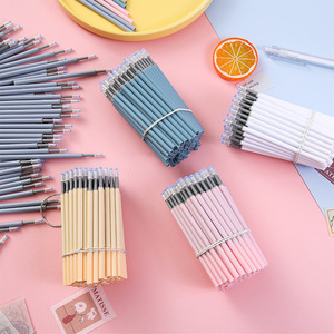 Morandi Style <b>Ballpoint</b> <b>Pen</b> Refills 0.5mm Push Button Office School Exam Writing Stationery - Product Image 4