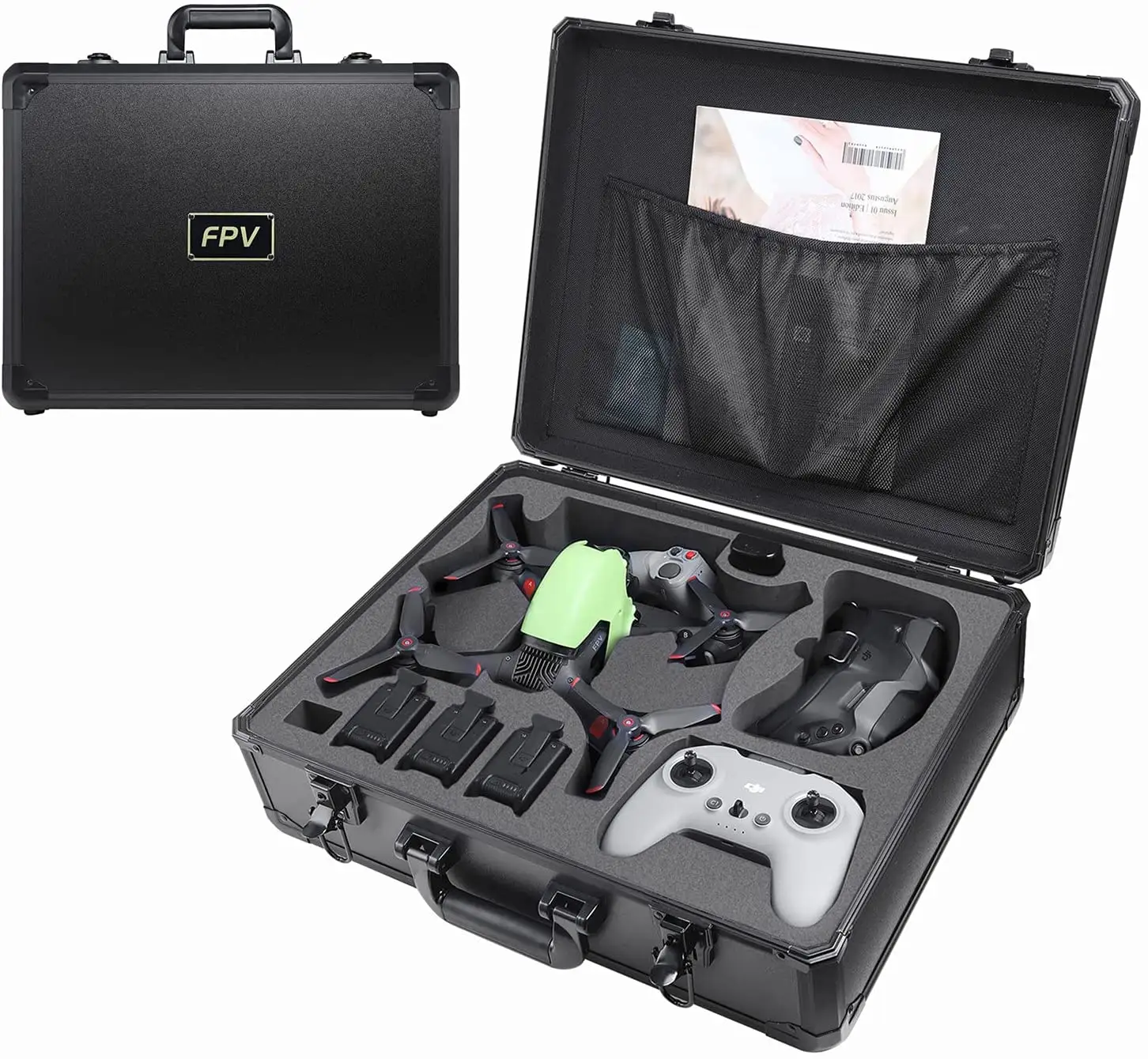 Professional Carrying Case Aluminum Speaker Case FPV Combo - Waterproof Camera Hard F1 Xtool A30 Storage Case