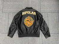 Veste universitaire en cuir PU pour homme, personnalisable OEM ODM, col rabattu, broderie de patchs, style vintage streetwear, logo de baseball Letterman
